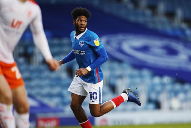 Oxford United are close to completing a move for Pompey's Ellis Harrison. Picture: Joe Pepler