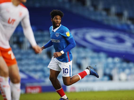 Oxford United are close to completing a move for Pompey's Ellis Harrison. Picture: Joe Pepler