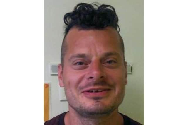 Sean Porter, 44, from North Boarhunt, is still on the run from police as they renew their appeal to find him. Picture: Hampshire police.