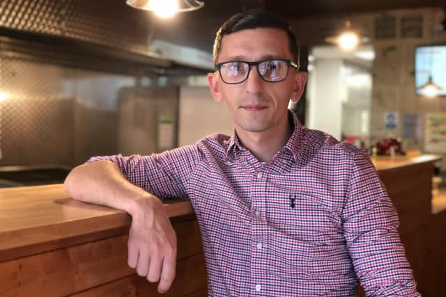 Ionut Munteanu, manager of The Vintage Eatery in Palmerston Road. Picture: Byron Melton