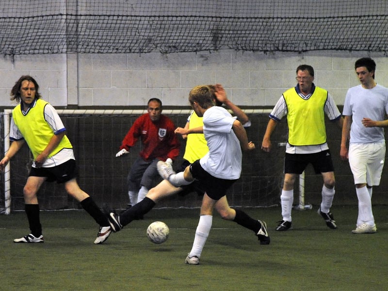 Pot Luck take on Isotonic 7 in Ibrox League division two.