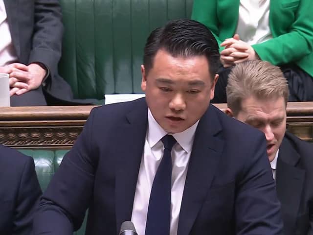 Alan Mak MP speaks in Parliament