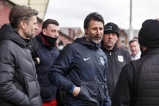 Pompey boss Danny Cowley    Picture: Daniel Chesterton/phcimages.com