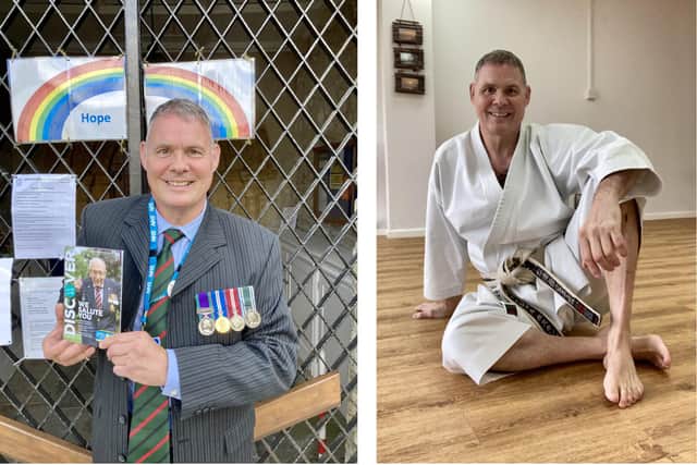 Nigel Hosking, from Titchfield, took on a 100 kata karate challenge in honour of Sir Captain Tom Moore