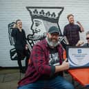 Owners Sean Marshall and Paul Mulholland with staff, Mike Bailey,Ollie Willers and Dan Gates in the King Street Tavern. 

Picture: Habibur Rahman