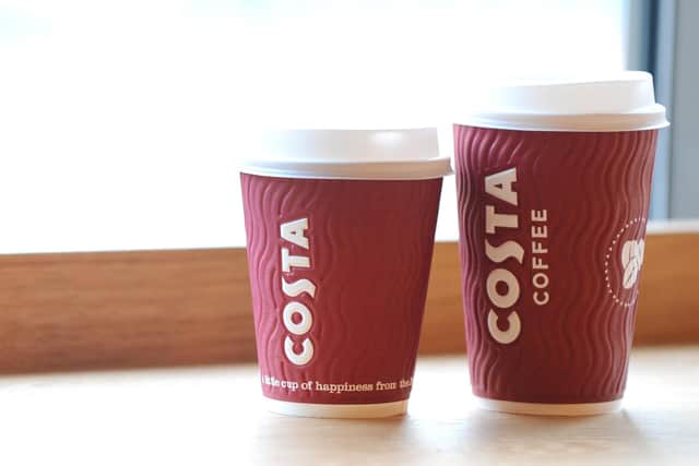 Costa Coffee is to close nearly all of its 2,000 stores in response to the coronavirus outbreak. 
Picture: Sarah Standing (070220-5474)