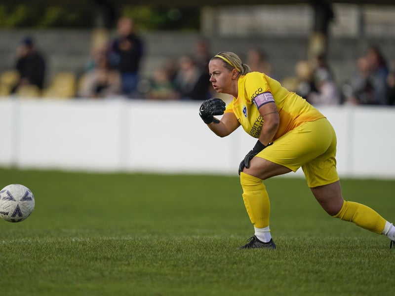 Produced one excellent first-half stop with her feet at the far post to deny Lexi Lloyd-Smith and late on a flying stop to prevent Molly Pike netting. Such a safe pair of hands.