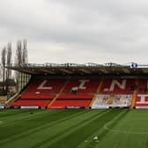 A general view of Lincoln's Sincil Bank.  (Photo by Matthew Lewis/Getty Images)