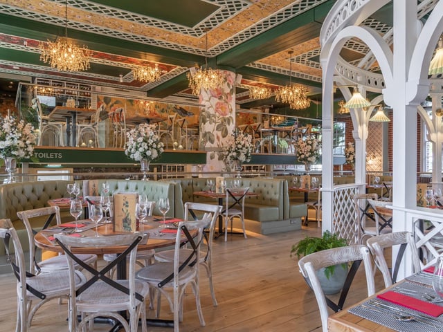 Giggling Squid will be officially opening the doors of its brand new venue in Gunwharf Quays on July 30. The former Loch Fyne site has been transformed into a botanical paradise with exceptional decor. Picture: Giggling Squid