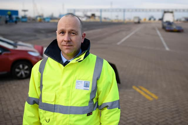 Port Director Mike Sellers is seen at the Portsmouth International Ferry Port on January 08, 2019 in Portsmouth, England. Photo by Leon Neal/Getty Images