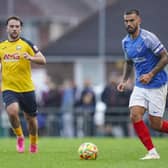 Marlon Pack scored five of the nine goals from Pompey's central midfield last season. Picture: Jason Brown/ProSportsImages
