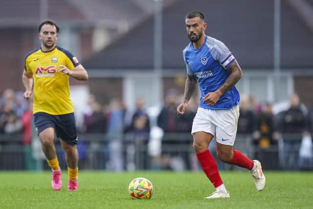 Marlon Pack scored five of the nine goals from Pompey's central midfield last season. Picture: Jason Brown/ProSportsImages