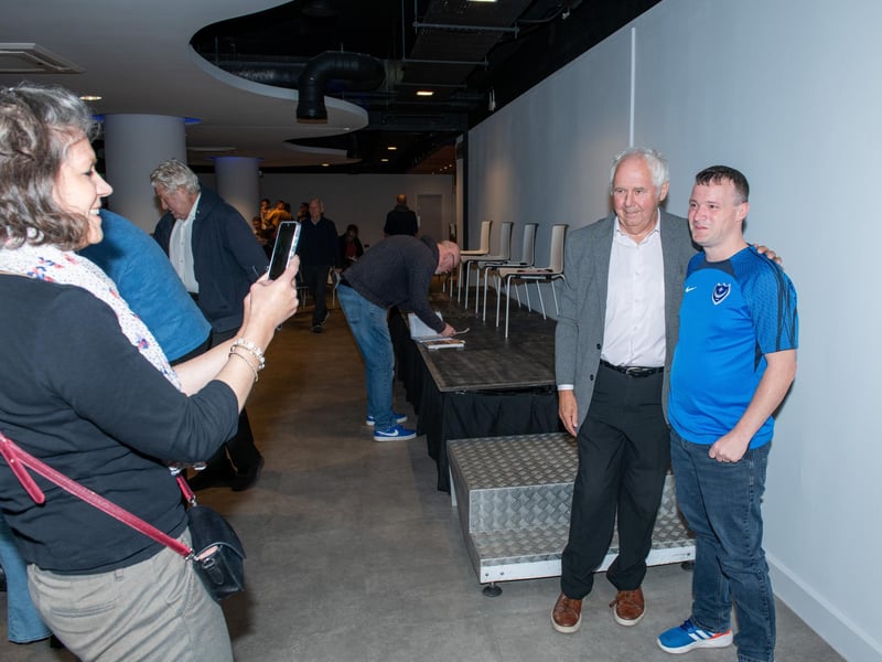 Ian Darke at the Played Up Pompey Four book launch in Fratton Park's Victory Lounge on Friday night. Picture: Steve Reid