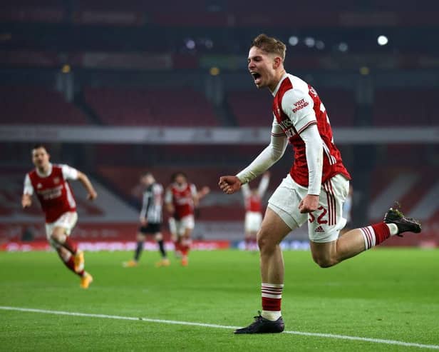 Emile Smith Rowe is a previous January signing for Danny Cowley. Picture: Julian Finney/Getty Images