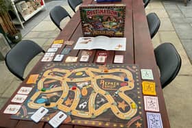 BBC The Repair Shop game set up at the garden centre