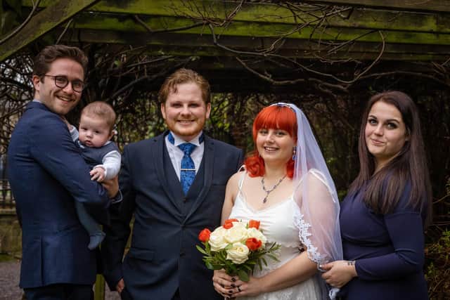 The marriage of Sammi and Ryan Tessier.
Credit: Carla Mortimer Wedding Photography