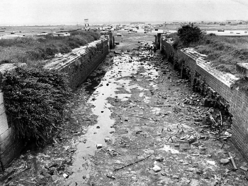 Milton Locks, Portsmouth, July 1971