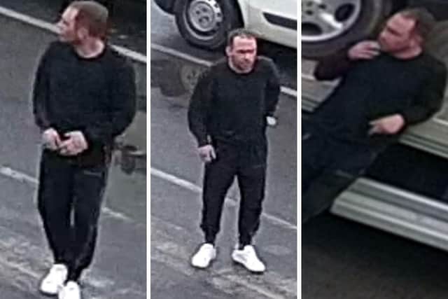 Police have released CCTV images of a man connected to a car theft in Southwick. Picture: Hampshire and Isle of Wight police.