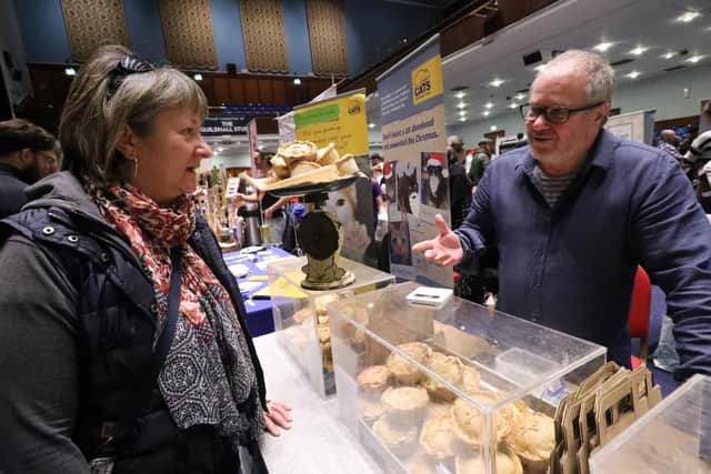 Neal has been selling vegan pies for seven years - but times have been tough since the first lockdown began in March. Picture: Chris Moorhouse (011219-35)