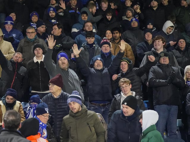 Pompey fans remained in good spirits despite the Blues' Cup exit.
