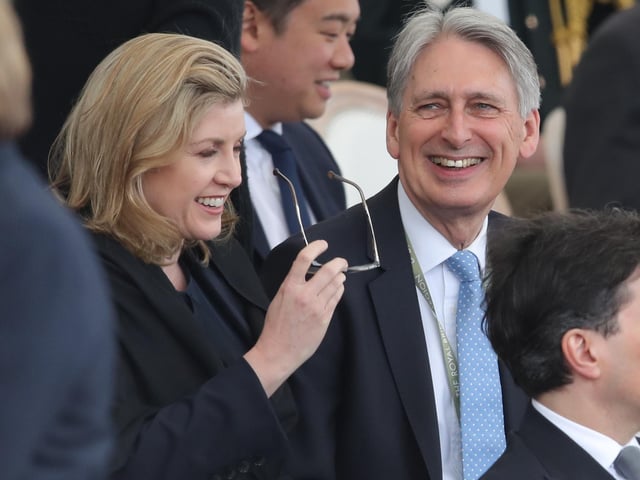 Penny Mordaunt and Philip Hammond