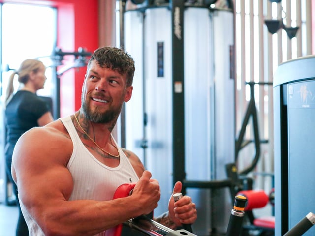 Jamie Christian at Snap Fitness Fareham. Picture: Chris Moorhouse (220624-27)
