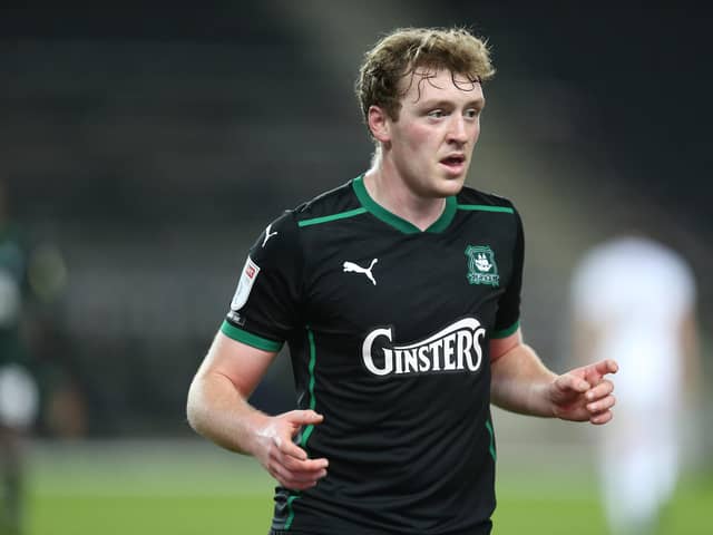 Plymouth front man Luke Jephcott.  Picture: Pete Norton/Getty Images