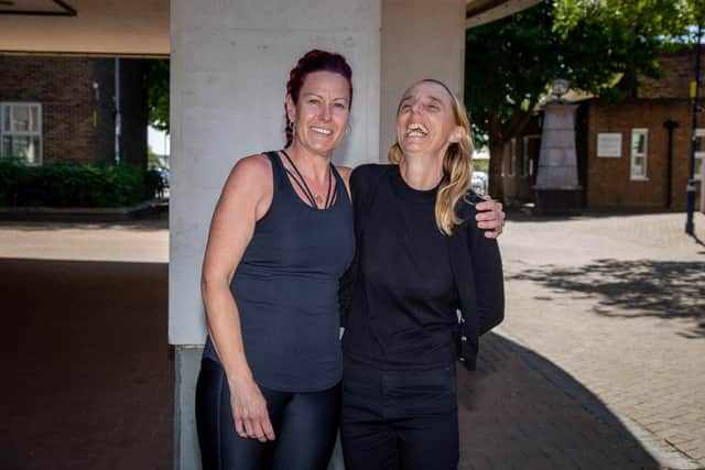 The Menopanuse Cafe, Gosport Discovery Centre, Gosport will be opening on Saturday the 3rd September. 

Pictured: Founders Claire Gurling and Rachel Fowler outside Gosport Discovery Centre, Gosport.

Picture: Habibur Rahman