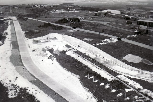 Portsdown Main under construction in 1948