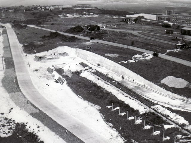 Portsdown Main under construction in 1948