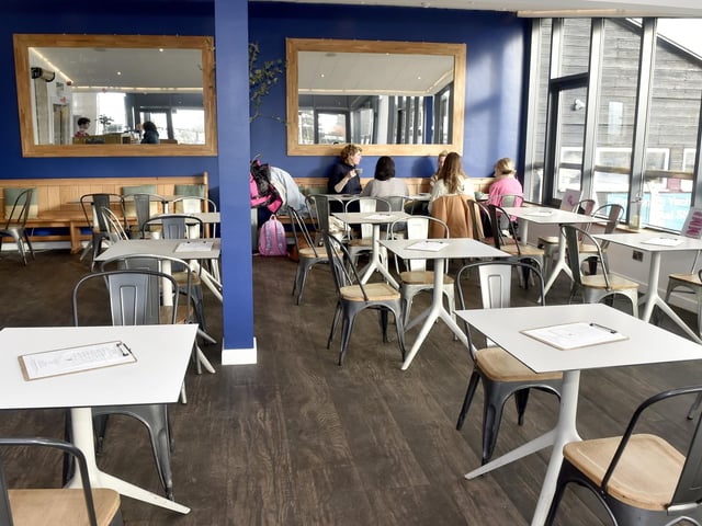 The Deck at Emsworth Yacht Harbour reopened under new management at the end of January 2025.  Picture: Sarah Standing (310125-9086)