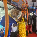 Portsmouth bus Halloween team