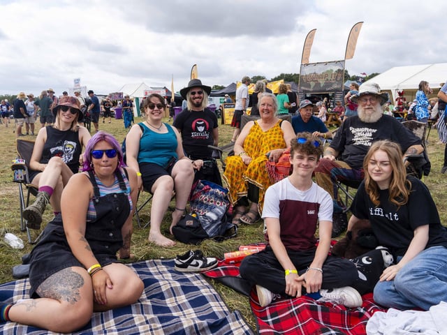 Families enjoyed a day out at Wickham Festival