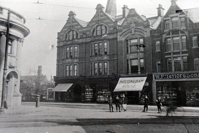 Stephenson Place Chesterfield in 1910.