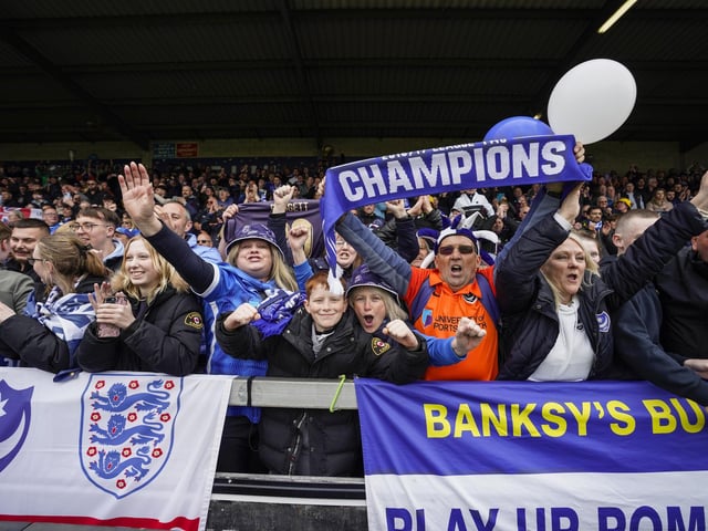 Goals from Myles Peart-Harris and Paddy Lane provided the perfect send-off for the Pompey fans