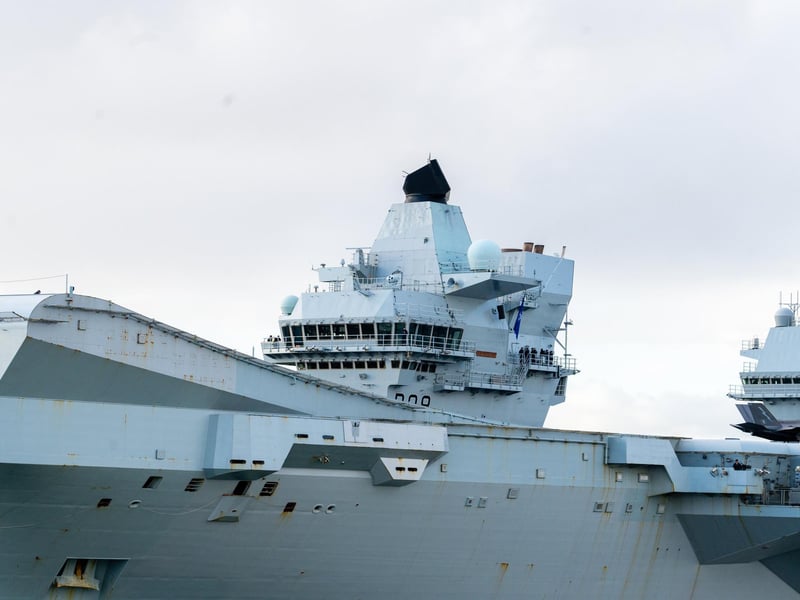 HMS Queen Elizabeth leave Portsmouth on 3rd of November.
