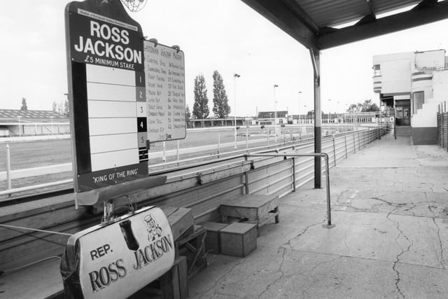 Portsmouth Greyhound Stadium, Tipner in November 1990 PP1560