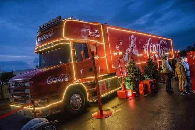 The Coca Cola Truck is coming to Whiteley Shopping Centre on Sunday (December 17). The iconic vehicle will also be visiting Portsmouth on Saturday (December 16). Picture - Chris Watt Photography.