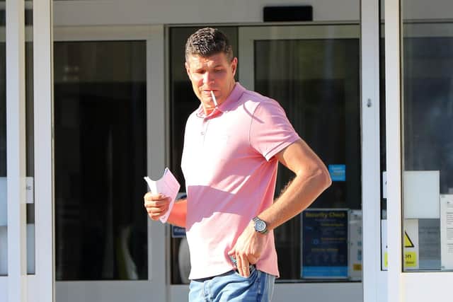Boguslaw Swierc after his appearance at Portsmouth Magistrates' Court(jpns 220921-14)