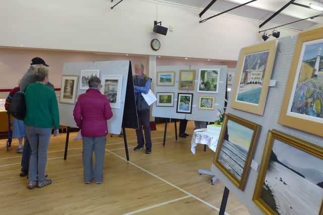 Rowland's Castle Painting society and WI exhibition