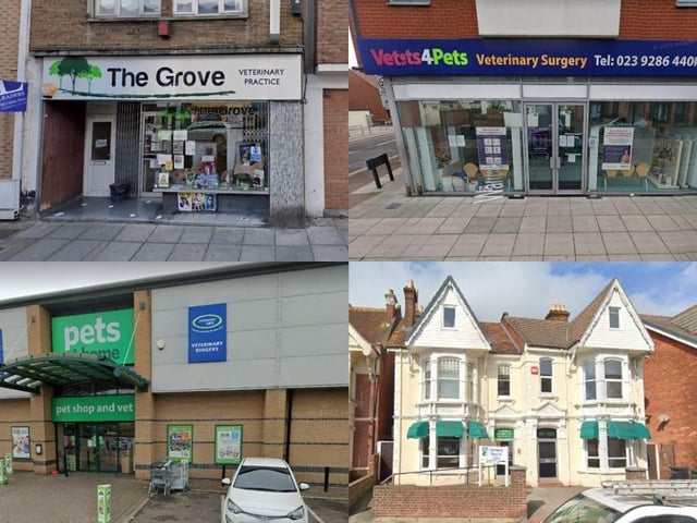 Some of the best rated vets in Portsmouth and the surrounding areas
Picture credit: Google Street View