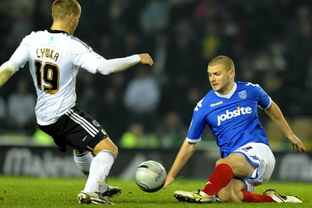 Carl Dickinson made 44 appearances for Pompey over two loan spells. Picture: Allan Hutchings