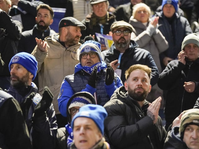 Fans had to wrap up warm for the visit of Norwich.