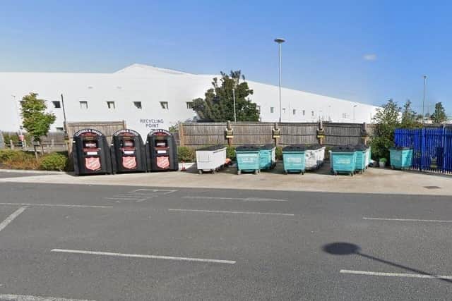 The recycling section at Tesco Fratton in Portsmouth. Picture: Google