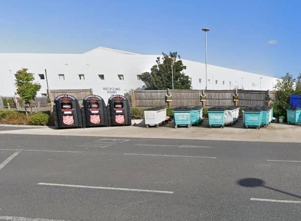 The recycling section at Tesco Fratton in Portsmouth. Picture: Google