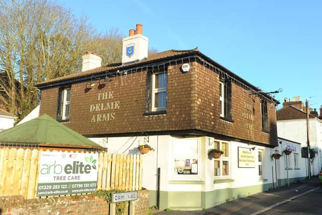 The Delme Arms in Cams Hill, Fareham, was the winner of the Pub of the Year competition for a third year running.