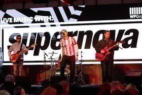 90s nostalgia: Supernova, the world’s No.1 Oasis tribute band, at the WP Group event.