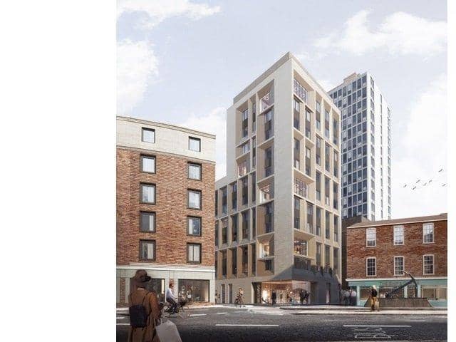 Plans for a 'co-living' accommodation block to replace the old Invincible pub in Portsea Picture: Chamberlain Gaunt
