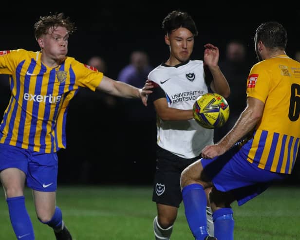 Pompey youngster David Setters in representing Philippines under-23s at the ASEAN U23 Championships.   Picture Stuart Martin