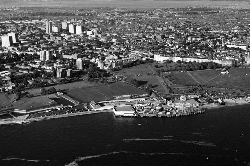 Aerial view of Southsea in July 1984. The News PP1653